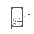 4SLDK間取りタイプのピクト